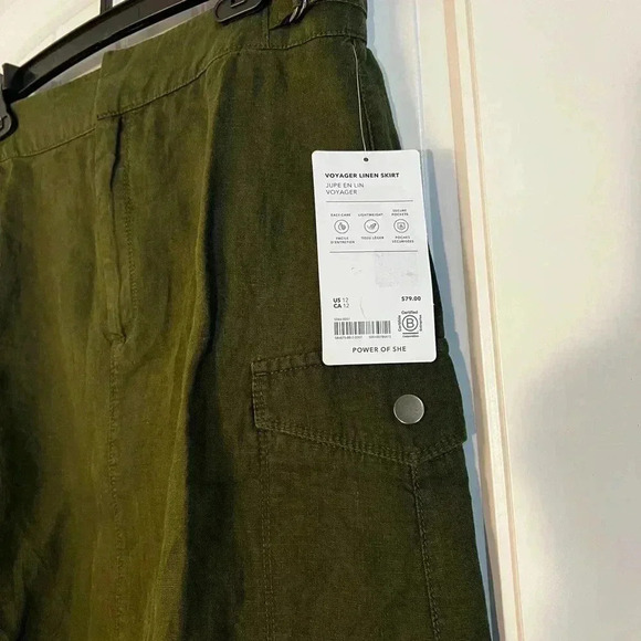 Athleta Voyager Linen Skirt NWT - Picture 3 of 10